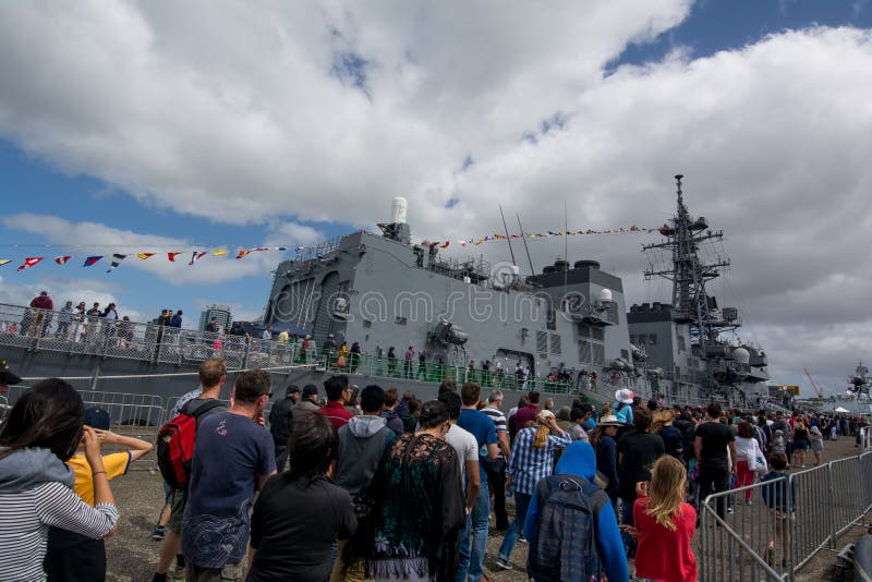 The 75th Anniversary of the foundation of New Zealand Navy. royalty free stock image The 75th Anniversary of the foundation of New Zealand Navy. royalty free stock image