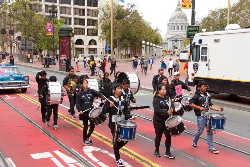26th annual Pistahan Parade in Downtown San Francisco stock images 26th annual Pistahan Parade in Downtown San Francisco stock images