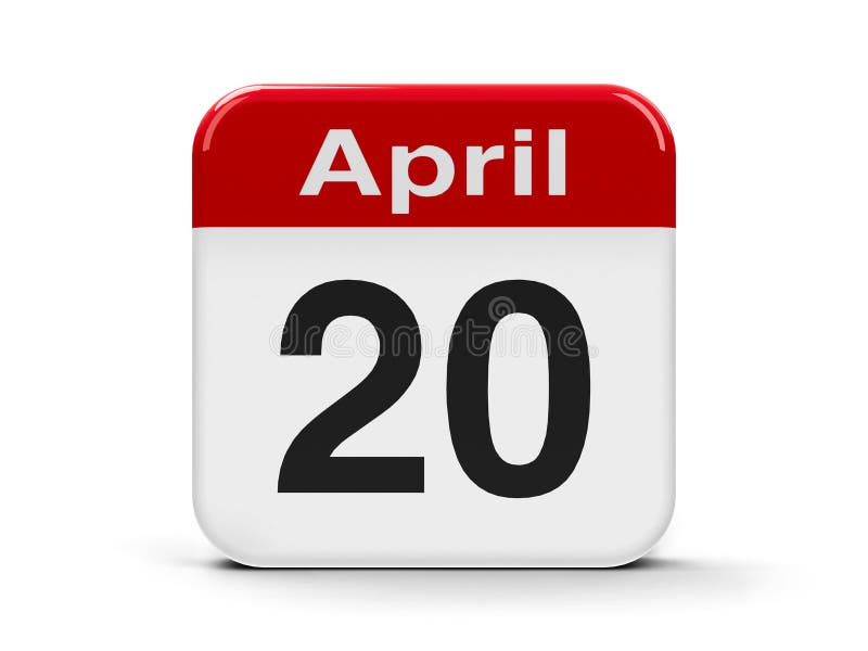 20th April stock illustration. Illustration of background 94706784