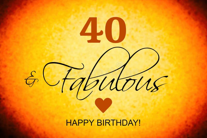 40th-birthday-card-wishes-illustration-stock-illustration