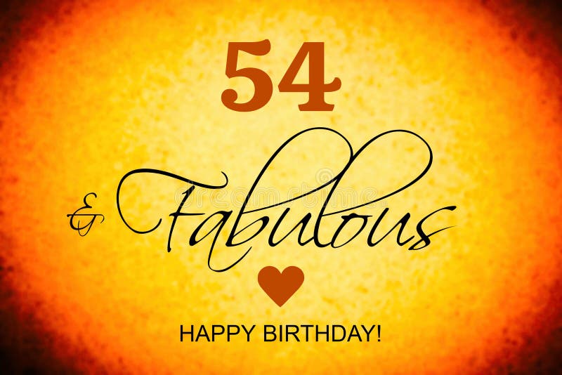 Happy 54th Birthday Stock Illustrations – 397 Happy 54th Birthday Stock ...