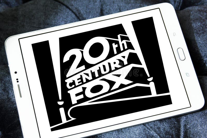 Logo of the american 20th century fox on samsung tablet. Logo of the american 20th century fox on samsung tablet