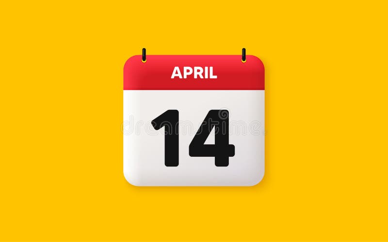 April 14th Stock Illustrations – 229 April 14th Stock Illustrations, Vectors & Clipart - Dreamstime
