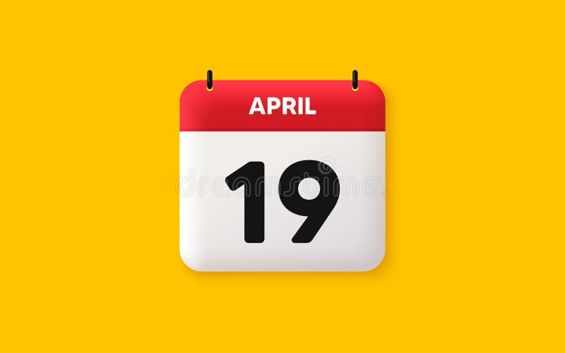 April 19th Stock Illustrations – 188 April 19th Stock Illustrations,  Vectors & Clipart - Dreamstime