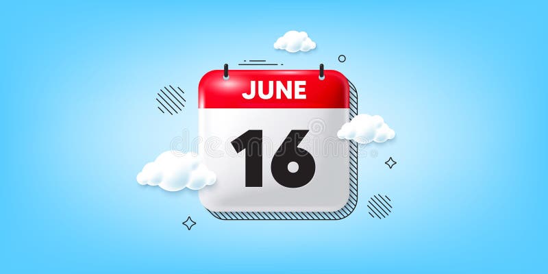16th June Stock Illustrations – 198 16th June Stock Illustrations, Vectors  & Clipart - Dreamstime