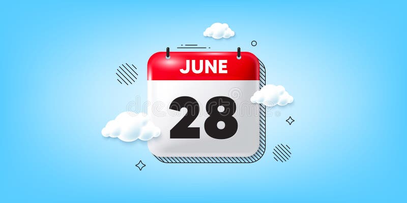 June 28th Stock Illustrations – 153 June 28th Stock Illustrations, Vectors  & Clipart - Dreamstime
