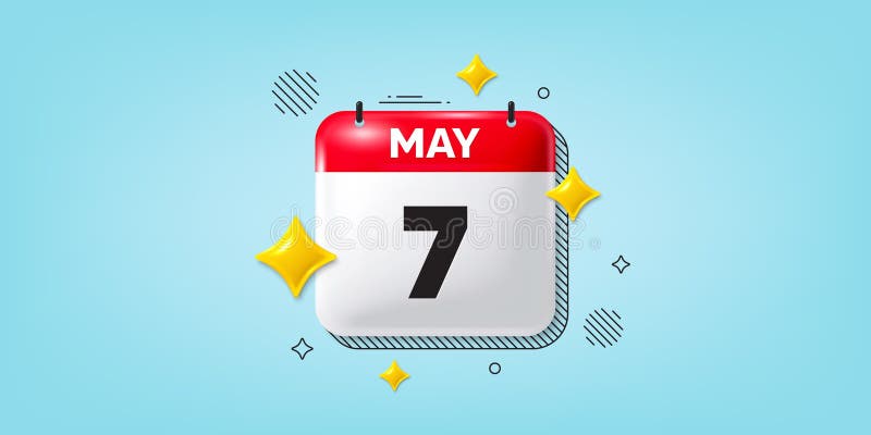 May 7th Stock Illustrations – 137 May 7th Stock Illustrations, Vectors &  Clipart - Dreamstime