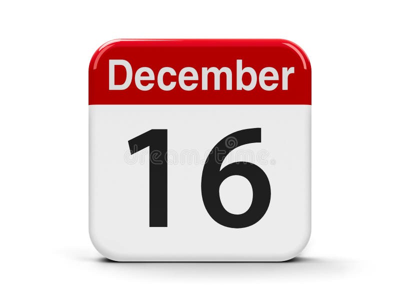 16th December Independence Day of Bahrain. Artistic Calendar Concept
