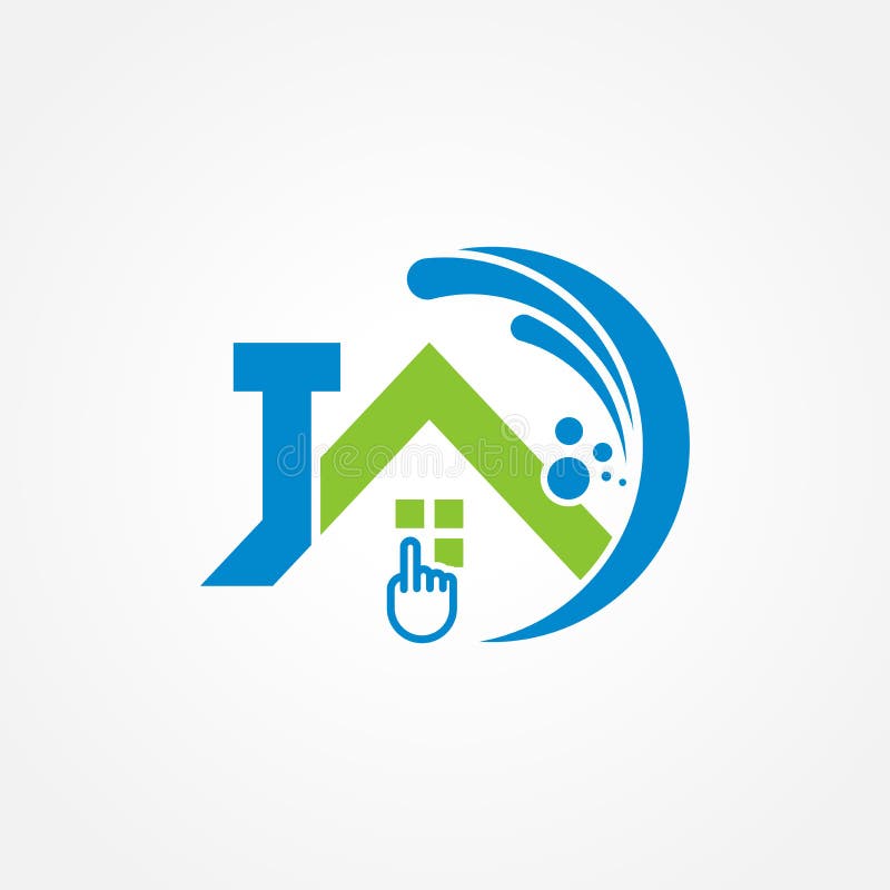 TC Letter Cleaning Company Logo Design vector illustration