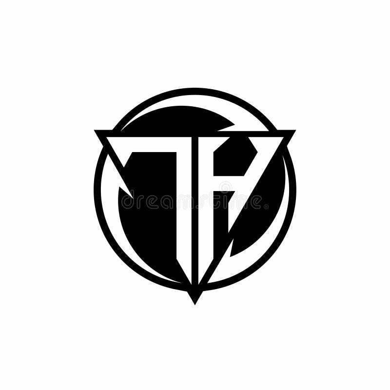 TH Logo Monogram Design Template Stock Vector - Illustration of black