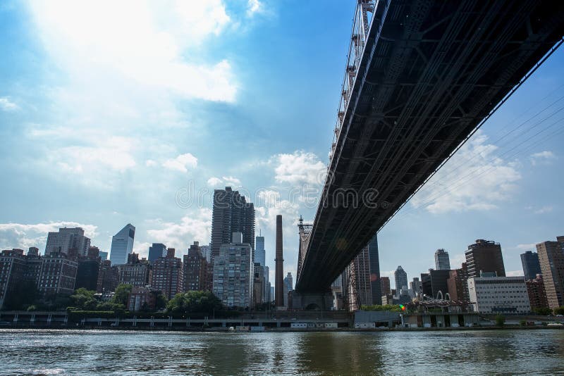 59th ulica most (Ed Koch Queensboro most) obraz stock 59th ulica most (Ed Koch Queensboro most) obraz stock