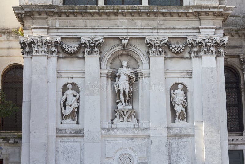17th århundrade kyrkliga Santa Maria della Salute, Venedig, Italien för barock arkivfoto 17th århundrade kyrkliga Santa Maria della Salute, Venedig, Italien för barock arkivfoto