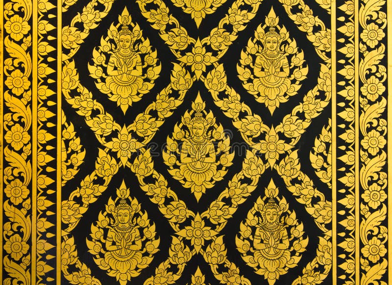 Thai ancient art. royalty free stock image