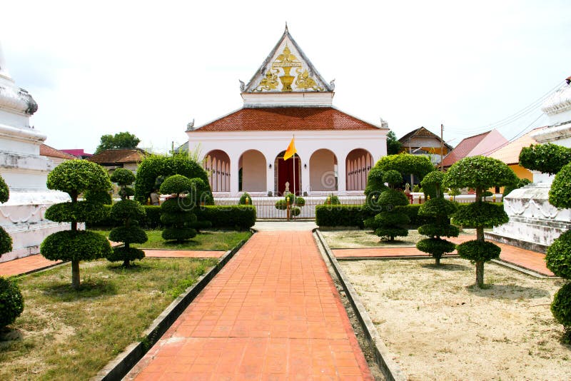 Thai architecture in Wat Pho public temple