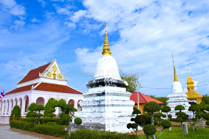 Thai architecture in Wat Pho public temple