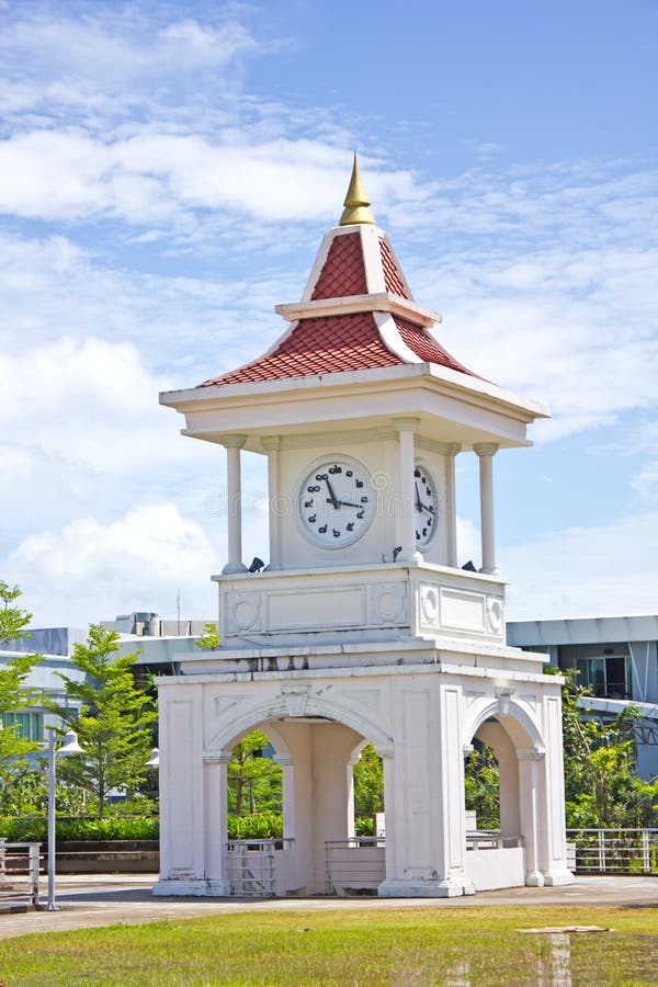 Thai Tower Clock Number Thai Style Stock Photos Free & RoyaltyFree