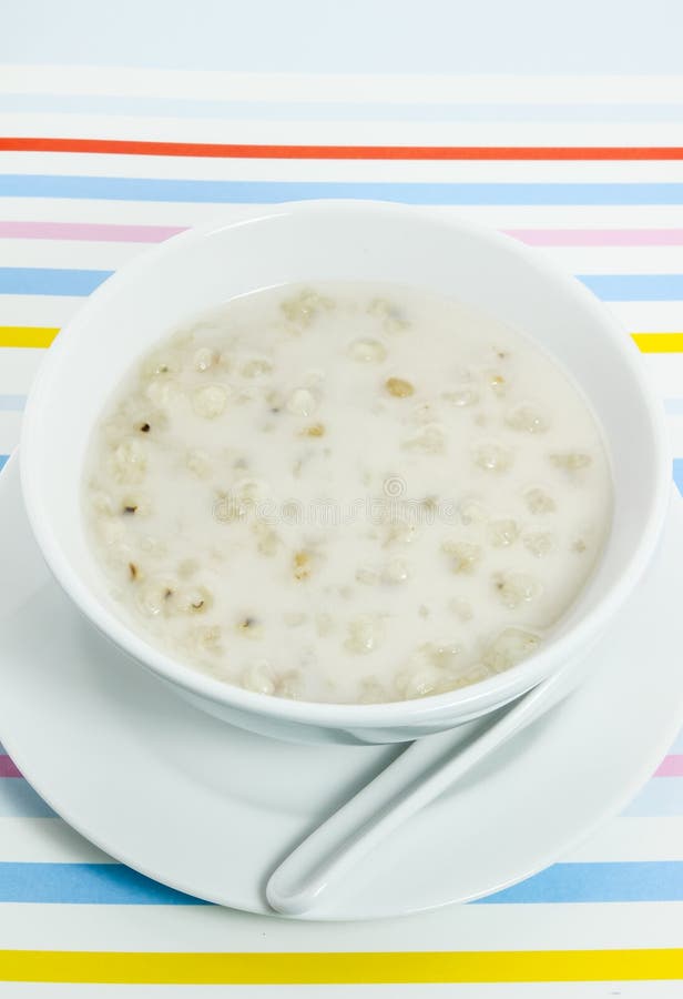 Thai Dessert, Millets with Coconut Milk Stock Image Image of