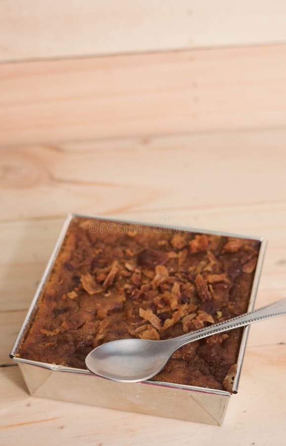 Thai Desserts Cooked Rice Casserole Stock Image Image of dessert