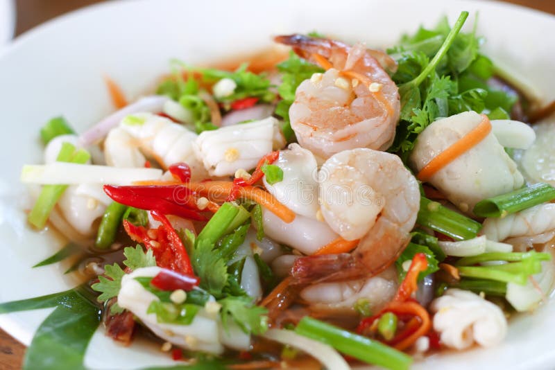 Thai dressed spicy salad