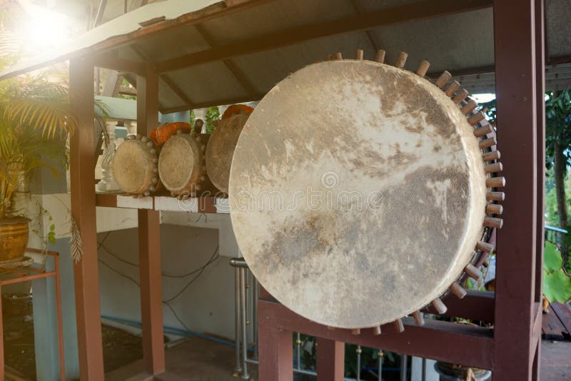 The Sacred Puja Drums of Lanna. a Unique Drum in Northern Thailand ...