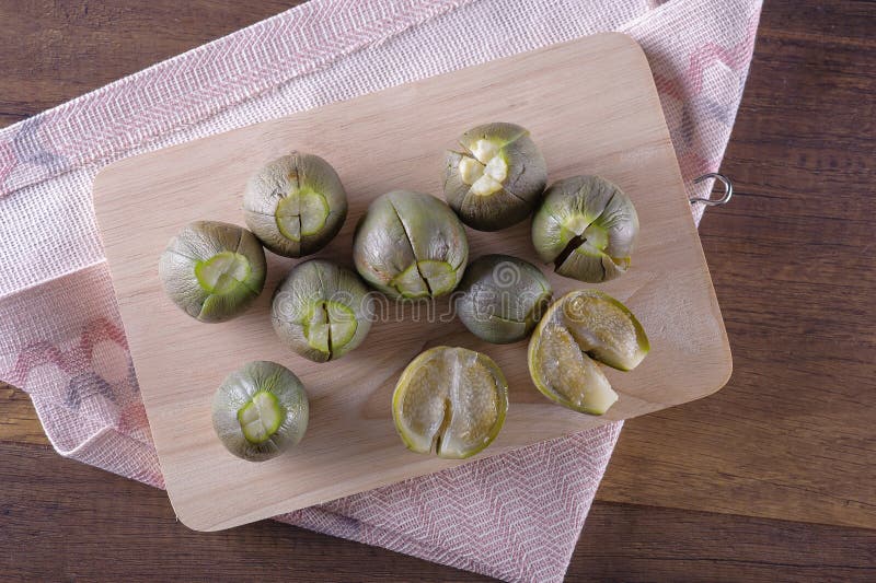 Thai eggplant boiled stock image. Image of healthy, thai 88880835