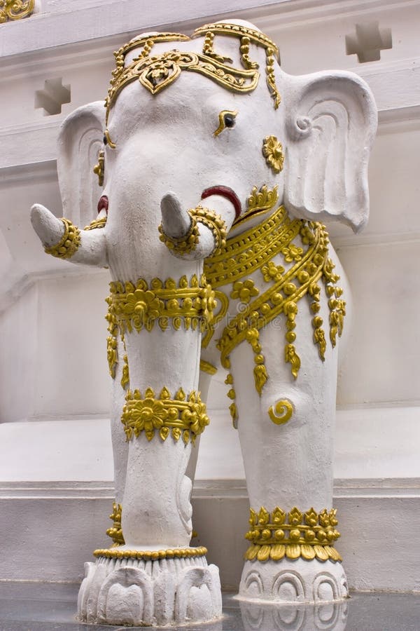 Thai elephant statues.