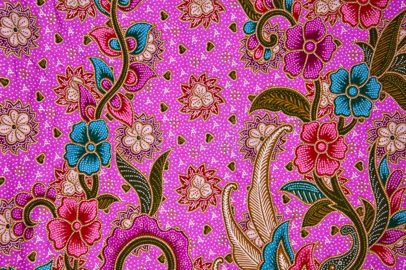 Thai fabric pattern stock images