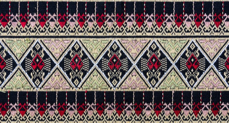 Thai fabric pattern