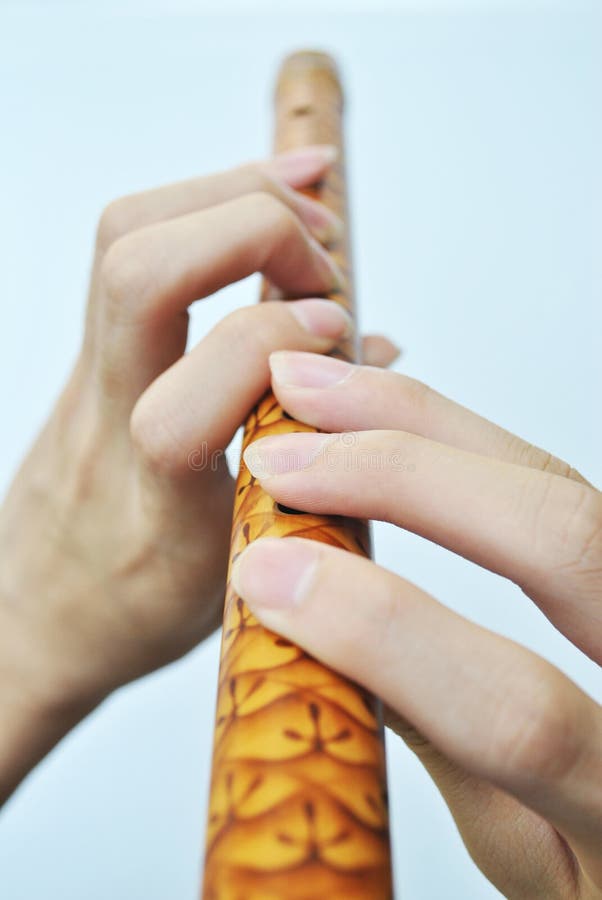 Thai flute stock photo. Image of handmade, instrument 21799382