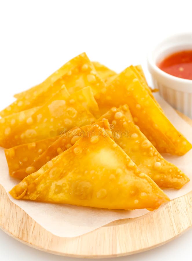 Thai fried dumpling stock image. Image of dumplings, dumpling 36018473