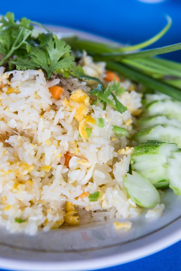 Thai Fried Rice with Crab Meat Stock Photo Image of food, asia 32952238