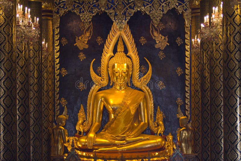 Thai golden buddha