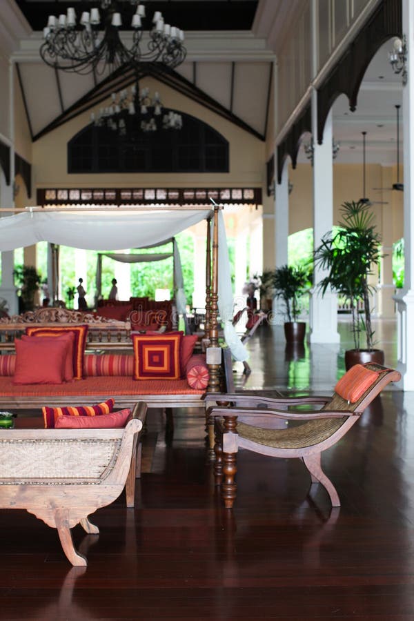 Thai interior stock image