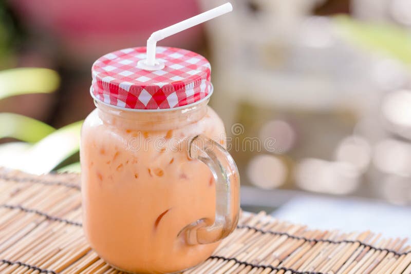 Thai milk ice tea