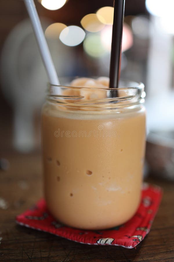 Thai Milk Tea stock image. Image of fresh, healthy, sweet 271886747