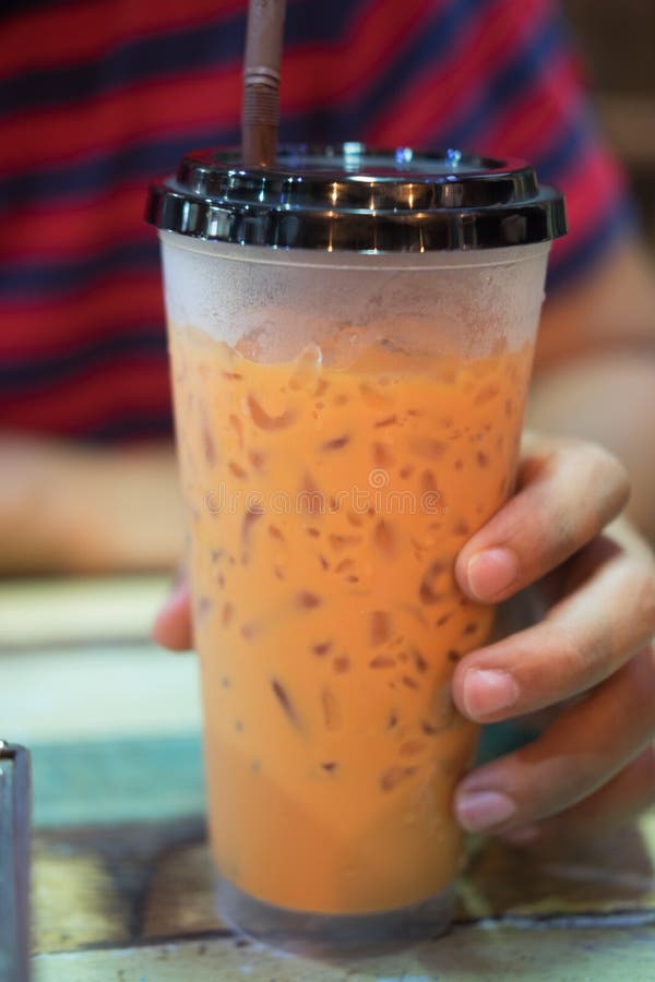 Thai milk tea stock photo. Image of culture, milkshake 107935220