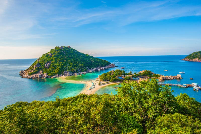 Thai Nangyuan ö arkivfoton Thai Nangyuan ö arkivfoton