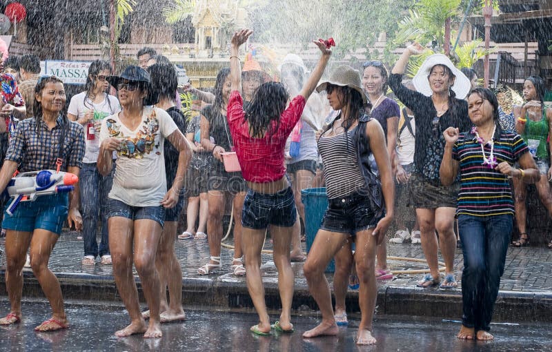 Thai new year festival