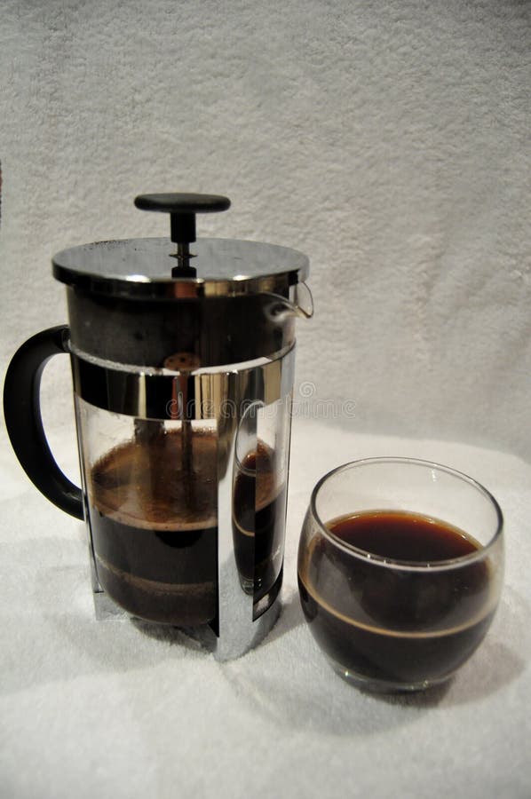 Thai People Use Drip Coffee Maker or Dripper Made Hot Coffee for