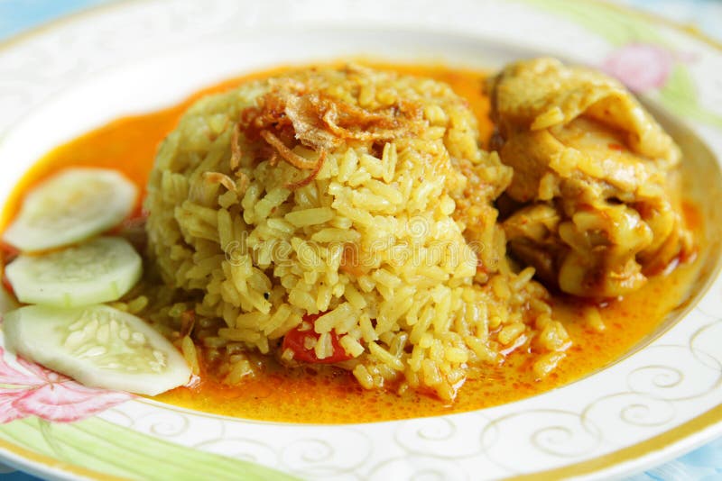Thai Rice and Chicken Biryani Stock Image Image of spices, cuisine