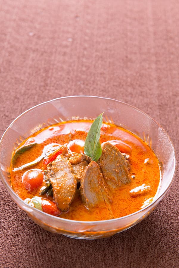 Roast duck in red curry stock photography Roast duck in red curry stock photography