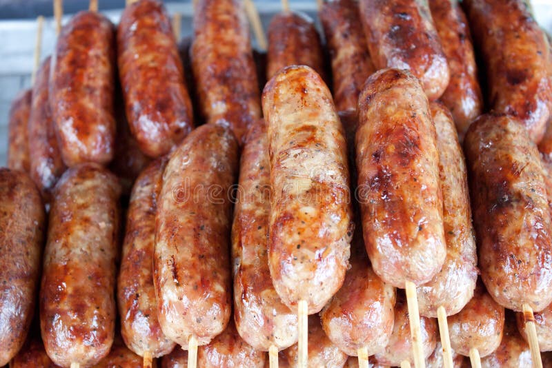Thai sausage stock images Thai sausage stock images