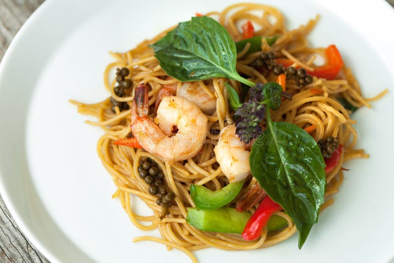 Thai Shrimp with Noodles Meal