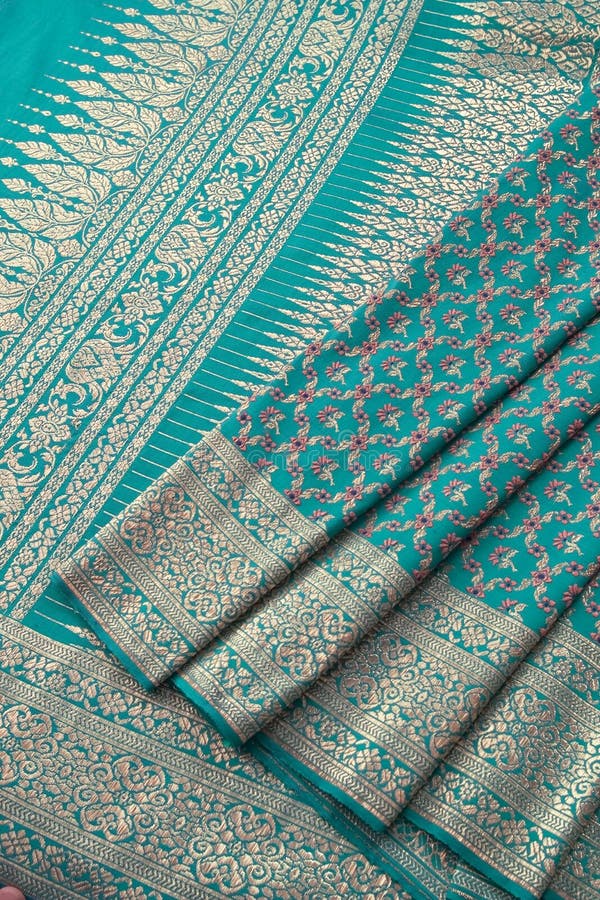 Thai silk pattern, design, texture, thread, cocoon, tool and equipment. royalty free stock photography
