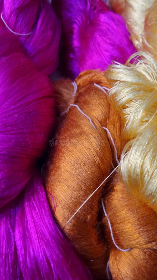 Thai silk thread stock image. Image of thread, silk, colorful 48918357