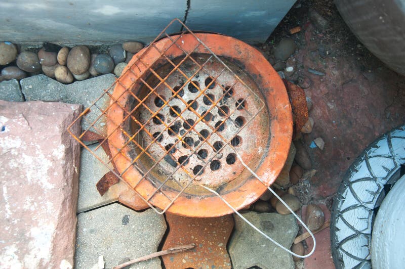 Thai stove, cooking tool stock image. Image of ancient 69496469