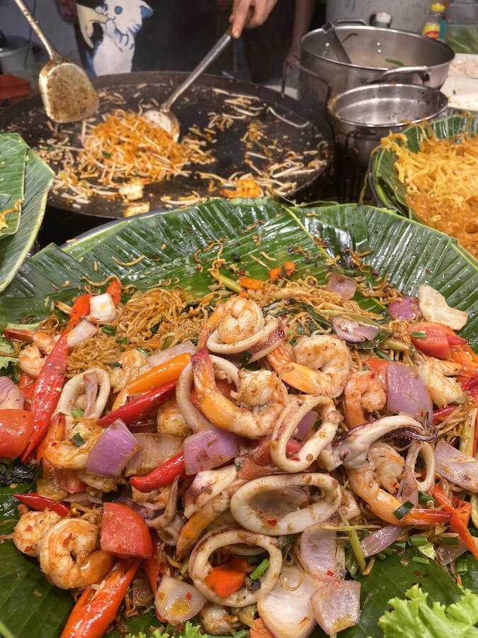 Thai Street Food stock photo. Image of display, chef - 300042334