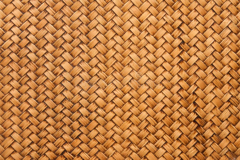 Thai style bamboo wall