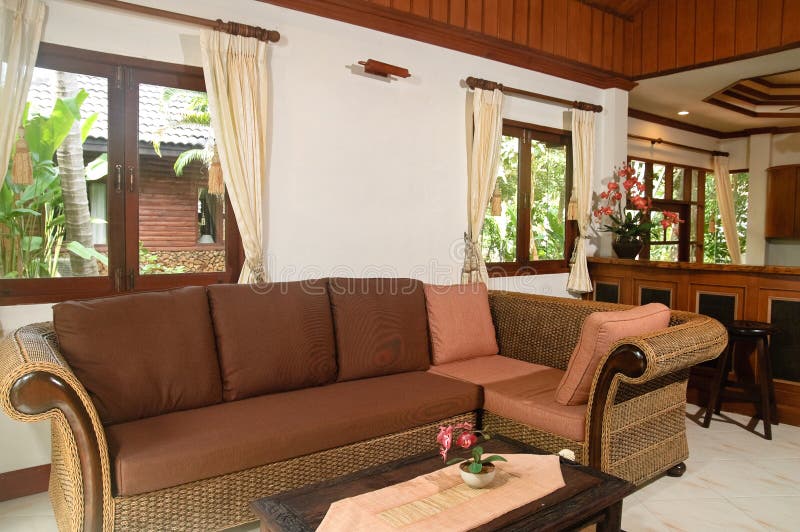 Thai style living room