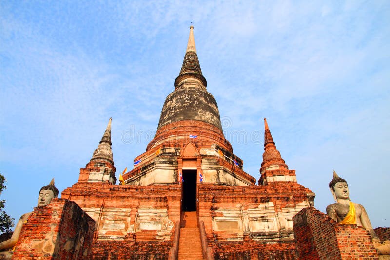 Thai temple, Buddha, Ayutthaya.